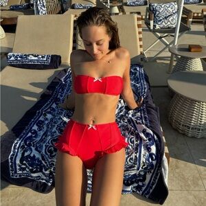 Strawberry Milk Mob - Fitzgerald Bikini top and bottom - BRAND NEW